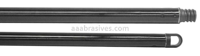 Weiler 42383 48" Metal Handle Threaded 3/4" Diameter Black