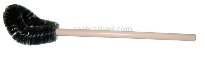 Weiler 75068 Bowl Brush Black Nylon Fill Plastic Handle