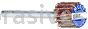 Merit Abrasives 08834137474 3/8 x 3/8 x 1/8 Small Diameter Flap Wheels With 1/8" Steel Shank 240 Grit Merit Aluminum Oxide