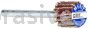 Merit Abrasives 08834137480 5/8 x 5/8 x 1/8 Small Diameter Flap Wheels With 1/8" Steel Shank 60 Grit Merit Aluminum Oxide