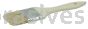 Weiler 40181 2" Vortec Pro Chip & Oil Brush White Bristle 1-3/4" Trim Length Wood Handle