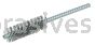 Weiler 21119 5/8" Power Tube Brush .008" Stainless Steel Wire Fill 2" Brush Length
