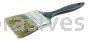 Weiler 40030 2-1/2" Disposable Chip & Oil Brush Grey China Bristle 1-3/4" Trim Length Plastic Handle