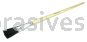 Weiler 41024 3/4" Fitch Brush Black China Bristle 1-5/16" Trim Length Clear Lacquered Handle