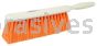 Weiler 42213 9" Counter Duster Orange Synthetic Fill Fine Brushing