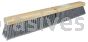 Weiler 42355 24" Green Works Sweep Fine Grey Fill with Rubberwood Block