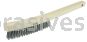 Weiler 44116 Plater's Brush Steel Fill 3 X 19 Rows Curved Handle