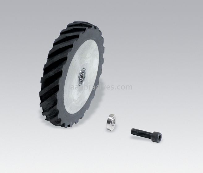 Dynabrade 11642 Contact Wheel Ass"y, 4" Dia. x 5/8" W x 5/8" I.D.
