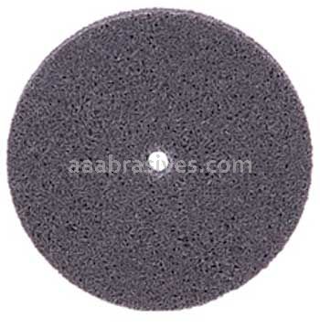 Weiler 55531 1" x 1" Non-Woven Unitized Wheel Series 6 AO - Fine 3/16" Arbor Hole