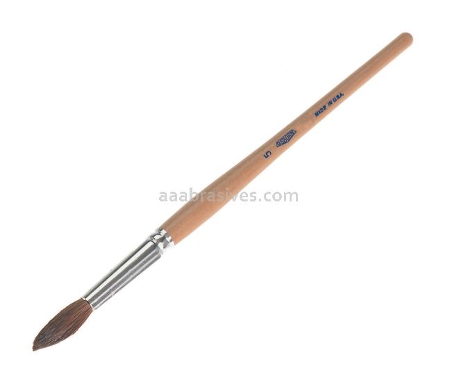 Osborn Brush #3 Lacquer Brush Camel Hair 15/64" Dia X 1" TL #74012