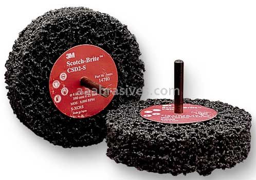 3M™ 7000120711 4 x 1 x 1/4 S/C XCRS Scotch-Brite™ D2 Clean and Strip Disc