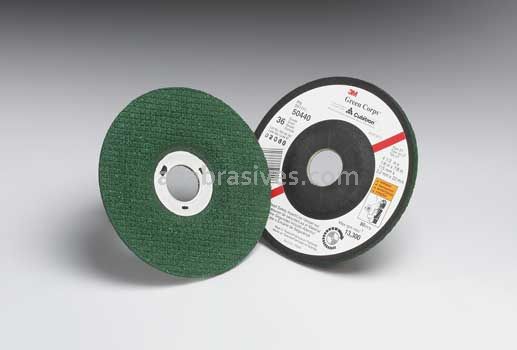 3M™ 7000118591 Green Corps™ 4-1/2 x 1/8 x 7/8 T27 Flexible Grinding Wheel