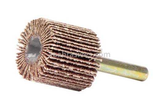 Weiler 52003 1" x 1" Tiger Coated Abrasive Flap Wheel 1/4" Stem 60 AO