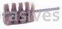 2" Nylox Power Tube Brush, .012/600 AO, 2-1/2" B.L. (DS-2)