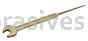CS Unitec™ EX205S-085UB 1 9/16" Wrench Open End w/Pin Copper Beryllium