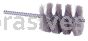 Weiler 21312 1-3/4" Nylox Power Tube Brush .035/180 SC Fill 2-1/2" Brush Length