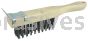 Weiler 25211 Vortec Pro Scratch Brush w/Scraper .012 Carbon Steel Fill 4 x 11 Rows