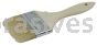 Weiler 40183 3" Vortec Pro Chip & Oil Brush White Bristle 1-3/4" Trim Length Wood Handle