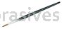 Weiler 41003 1/8" Watercolor Brush Red Sable 5/8" Trim Length Round Handle
