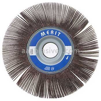 10 x 1-1/2 x 1-3/4 180 Merit Grind-O-Flex Large Diameter Flap Wheels