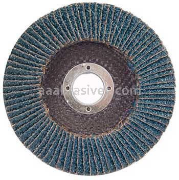 4-1/2 x 7/8 40 Grit Merit Type 27 High Density Zirc Powerflex Flap Discs
