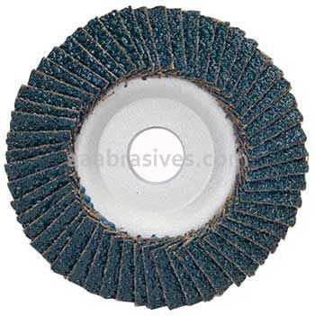 4 x 5/8 60 Merit Type 29 Fiberglass Plate Zirc Powerflex Flap Discs