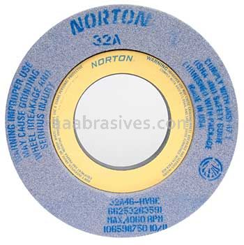 Norton 12 x 2 x 5 32A46-HVBE Recess 2 sides 7-1/2 x 1/2 Type 07 Recessed Two Sides Wheels