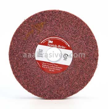3M™ 7000144149 12 x 2 x 5 Scotch-Brite™ 6 A/O Medium Metal Finishing Wheel