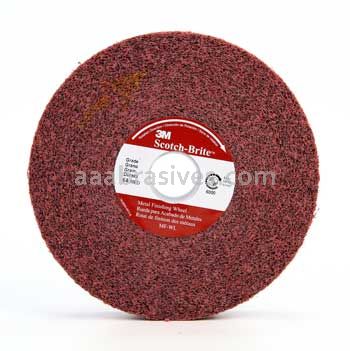 3M™ 7100003943 6 x 1 x 1 5A Medium MF-WL Scotch-Brite™ Metal Finishing Wheel 01862