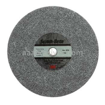 3M™ Scotch-Brite™ 7100088613 6 x 1/2 x 1/2 6C MED+ Deburr and Finish PRO Unitized Wheel
