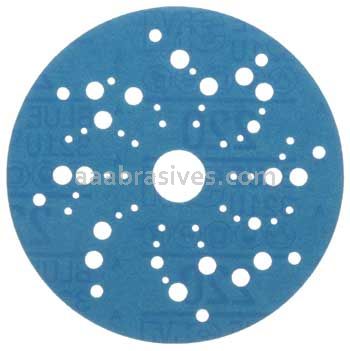 3M™ 7100091236 5” #220 Grit Hookit™ Blue Abrasive Disc Multi-hole