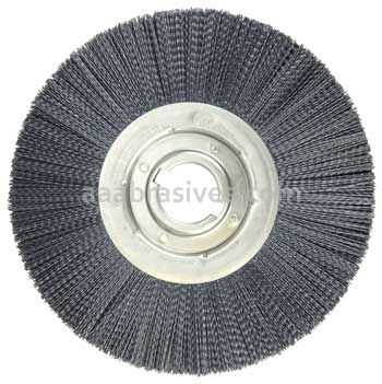 Weiler 86132 Burr-Rx 12" Crimped Filament Wheel Brush .026/120 CG Fill 2" Arbor Hole