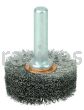 Weiler 17602 1-1/2" Wide Face Stem-Mounted Crimped Wire Wheel .006" Steel Fill 1/4" Stem