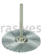 Weiler 26296 1-1/2" Miniature Wire Wheel .005" Steel Fill 1/8" Stem