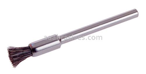 Osborn 5/16” Miniature End Brush 3/32” Stem DIA Stiff Bristle #75723
