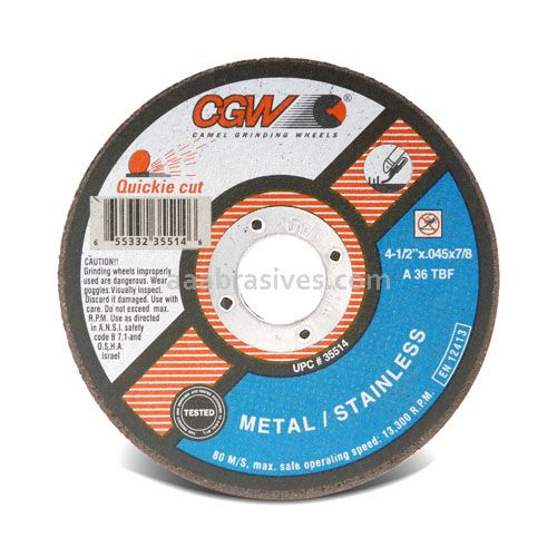 CGW 45100 9 x 1/16 x 5/8 T1 ZA36-T-BF Quickie