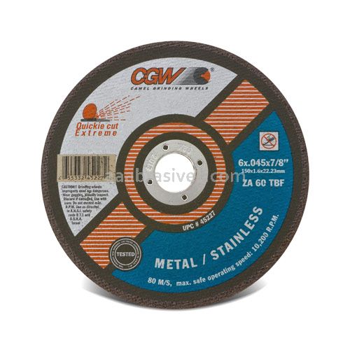 CGW 45227 6 x .045 x 7/8 T1 ZA60-T-BF Quickie Cut Extreme