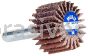 1-1/2 x 1-1/2 x 1/4 120 Grit Merit High Performance Mini Grind-O-Flex Small Diameter Flap Wheel