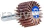 Merit Abrasives 08834137311 1 x 1 x 1/4 Small Diameter Flap Wheels With 1/4" Steel Shank 80 Grit Merit High Performance Ceramic/AO