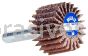 Merit Abrasives 08834137321 1-3/8 x 5/8 x 1/4 Small Diameter Flap Wheels With 1/4" Steel Shank 80 Grit Merit High Performance Ceramic/AO