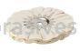 Unmounted Buffing Wheel 6" Dia.  1/2" Arbor Hole 16 Ply Airway 156-AS Cotton White