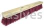 Weiler 44587 24" Contractor Garage Broom Maroon Polypropylene Fill Includes Brace
