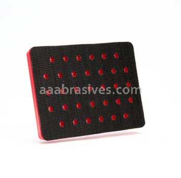 3M 7000028151 3 x 4 x 1/2 33-Holes Hookit Clean Sanding Pad