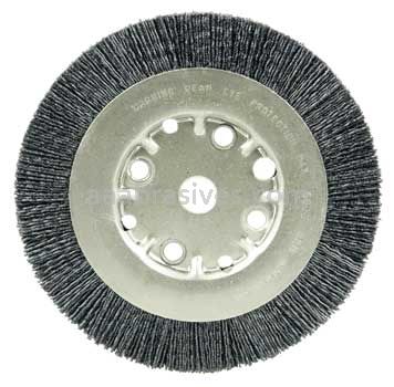 Weiler 31135 Burr-Rx 6" Narrow Face Wheel .043/120 CG Crimped Fill 5/8"-1/2" Arbor Hole