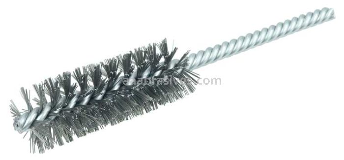Weiler 21112 7/8" Power Tube Brush .006" Steel Wire Fill 2-1/2" Brush Length