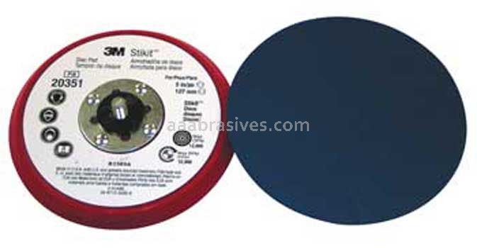 3M™ 7000118611 5 x 3/8 x 5/16-24 Stikit™ External Low Profile Disc Pad 20351