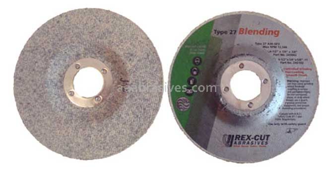 4-1/2x7/8 #36 Grit Rex-Cut Type 27 Sigma Green