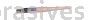 Weiler 40079 - 15/16" Bridled Glue Brush, Grey China Bristle, 1-3/4" Trim, Long Foam Handle - 012382400798