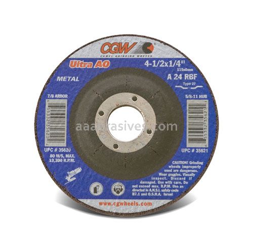 CGW 35654 9 x 1/4 x 7/8 A24-R-BF Steel T27