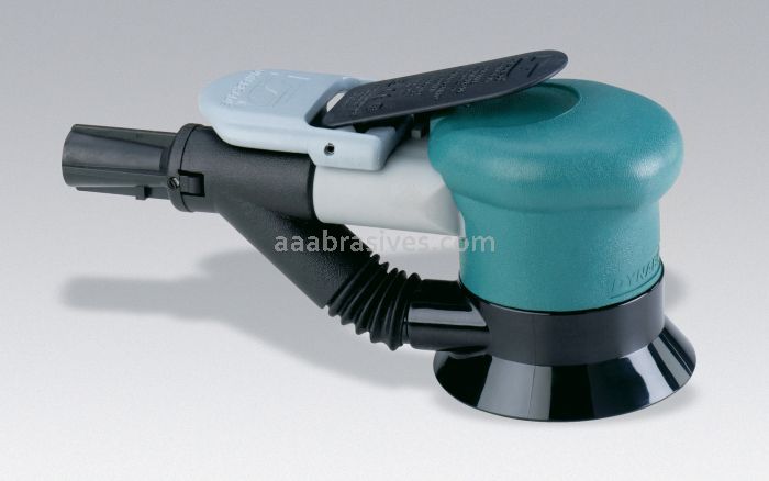 Dynabrade 59115 - 3" HiVac Dynorbital-Spirit, Self-Generated Vacuum .25 hp, 12,000 RPM, 3/16" Orbit, Rear Exhaust